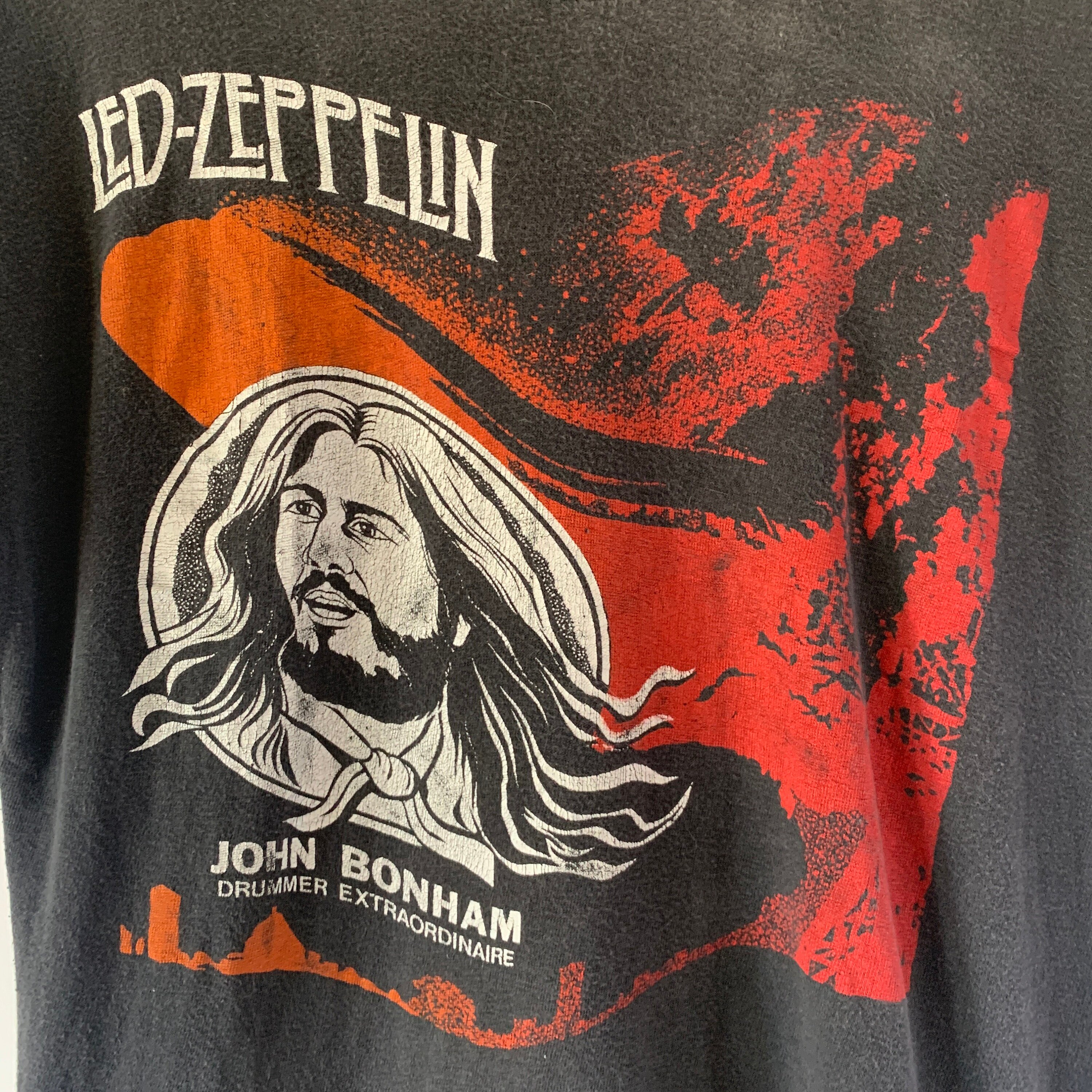 1992 Bonham ヴィンテージ Tシャツ 1970s Led Zeppelin John Bonham Vintage Tour Band Rock Tee Shirt