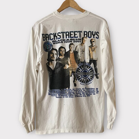 2001 Backstreet Boys Vintage Tour Boy Band Pop Long Sleeve Tee 