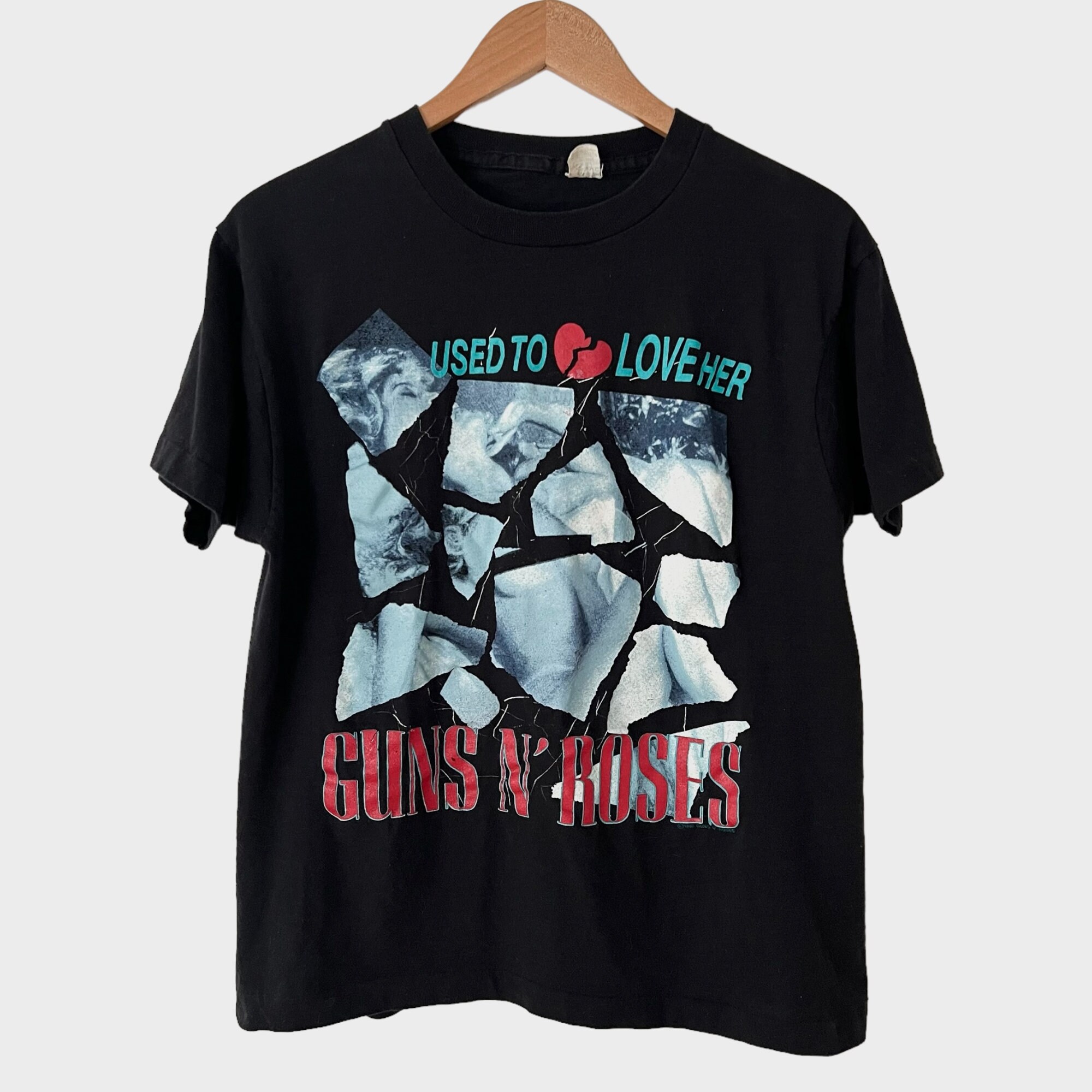 GUNS N' ROSES 半袖Tシャツ USED TO LOVE HER 1989 Guns N Roses 