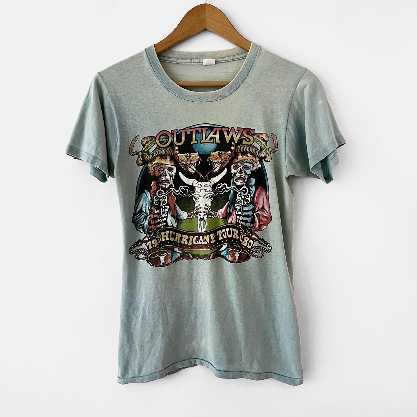 1979 Outlaws Vintage Tour Band Southern Rock Tee Shirt 70s