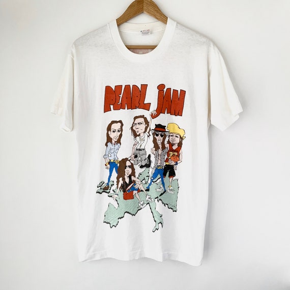 1992 Pearl Jam "World Jam" Vintage Tour Band Shirt
