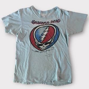 1976 Grateful Dead &quot;Steal Your Face&quot; Vintage Tour Band Tee Shirt 70s 1970s