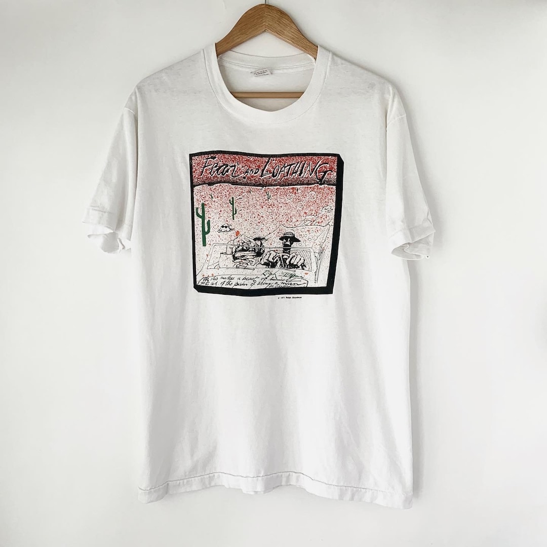 80s 90s Fear and Loathing Ralph Steadman Vintage Art Tee Shirt - Etsy
