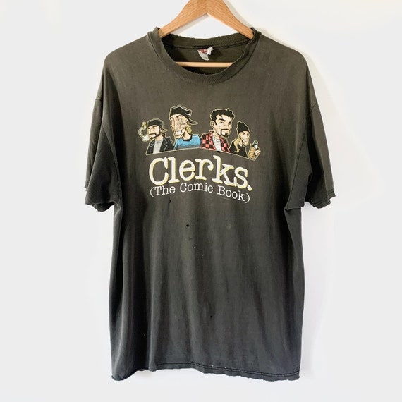 1998 Clerks The Comic Book Vintage Movie Promo Tee Shirt 90s