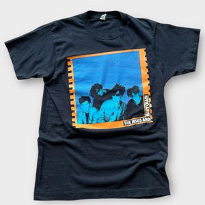 1980&#39;s The Jesus And Mary Chain Vintage Tour Rock Band Tee Shirt 80s