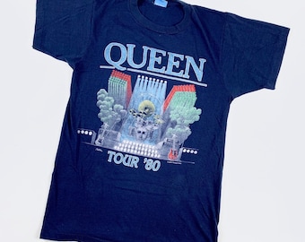 1980 QUEEN Vintage Tour Band Rock Shirt 80s 1980s - Etsy 1980 QUEEN Vintage Tour Band Rock Shirt 80s 1980s - Etsy