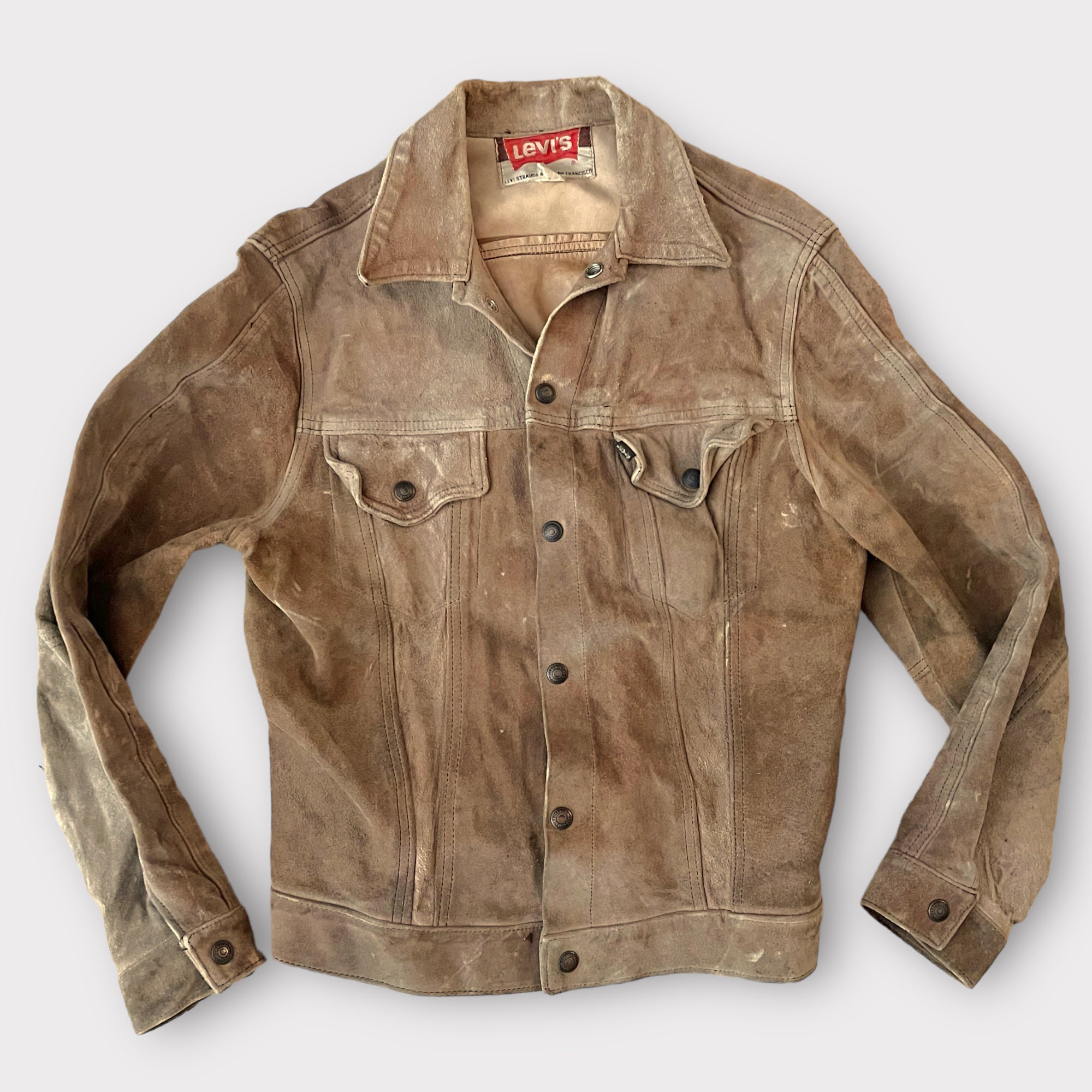 Levis Suede Jacket - Etsy Levis Suede Jacket - Etsy