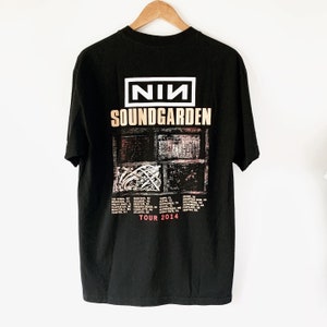 2014 Nine Inch Nails Soundgarden Tour Band Grunge Rock Tee - Etsy