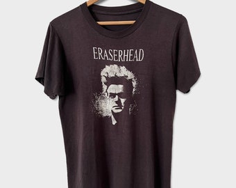 1980s Eraserhead Vintage Movie Promo Tee Shirt 80s  Horror