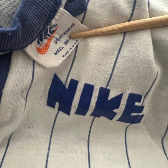 1970s Nike Vintage Baseball Jersey Raglan Tee Shi… - image 2