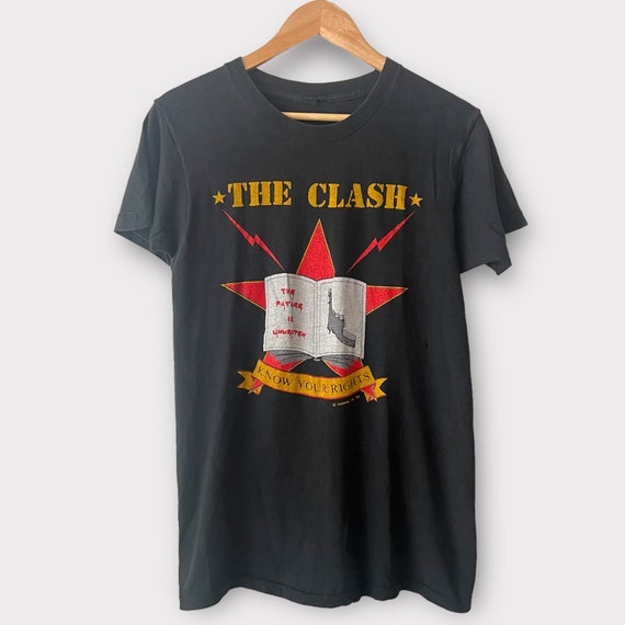 1982 The Clash "Combat Rock" Vintage Tour Punk Ro… - image 1