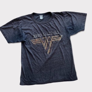 1980 Van Halen &quot;Invasion&quot; Vintage Tour Band Rock Tee Shirt 80s