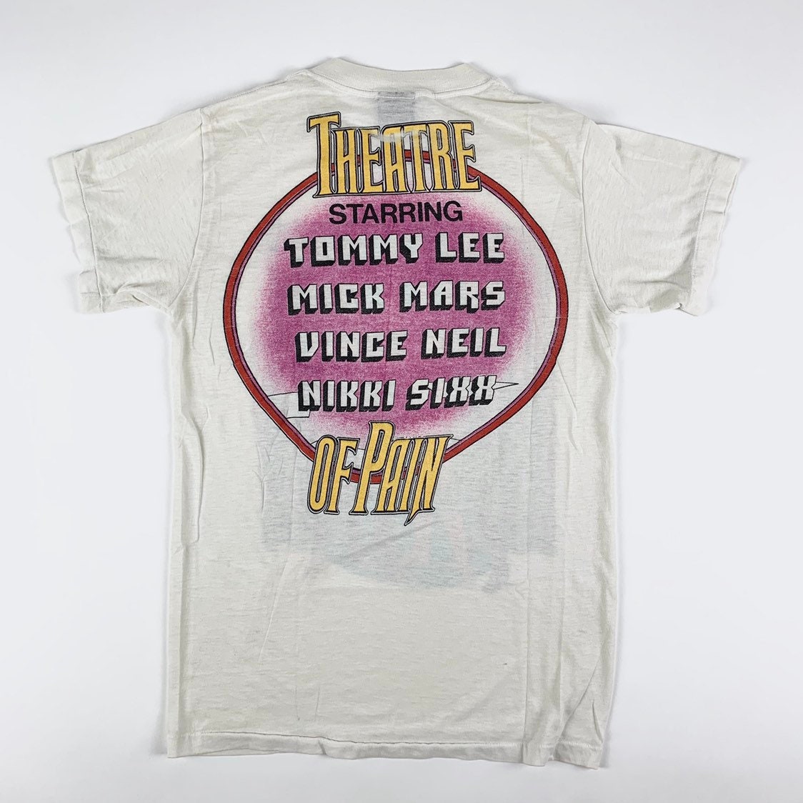 1985 Motley Crue Theatre of Pain Vintage Band Tour Rock Shirt 80s