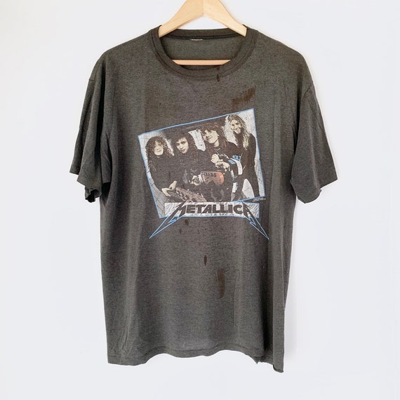 1987 Metallica Garage Days Vintage Band Rock Metal Shirt 80s Etsy