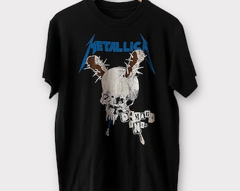 1987 Metallica "Damage Inc" Vintage Band Tour Heavy Metal Rock Tee Shirt 80s 1980s
