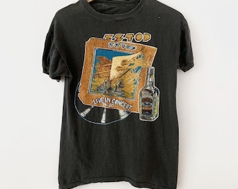 Vintage 1997 ZZ Top Mean Rythm Global Tour T Shirt Size XL (W 25