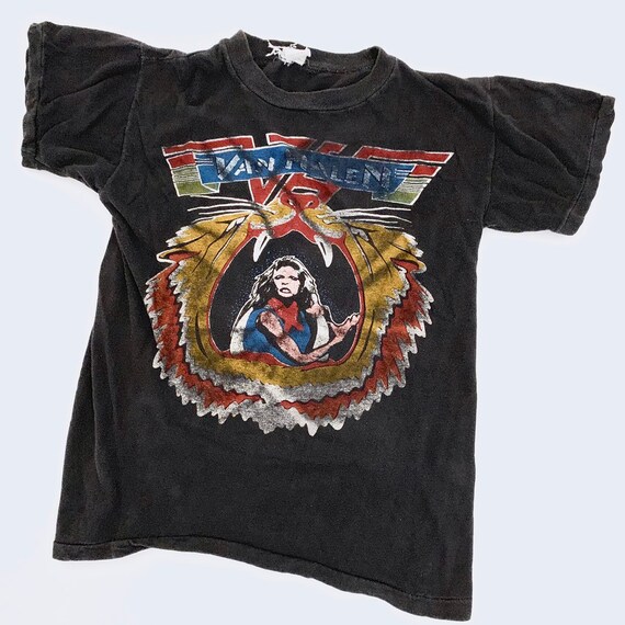 1970s Van Halen Vintage Tour Band Rock Shirt 70s David Lee Roth - Etsy