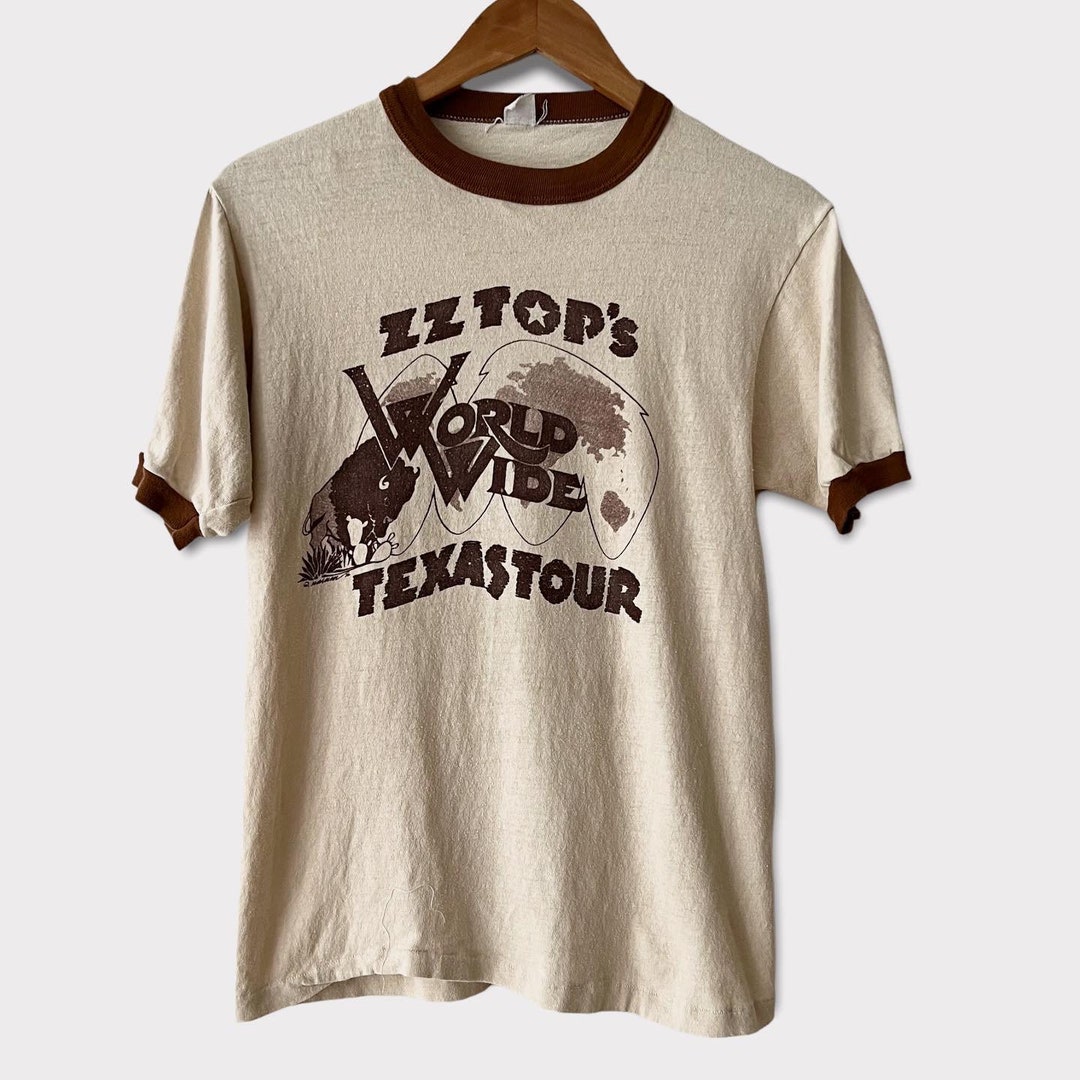 1976 ZZ Top Texas Tour Vintage Band Rock Tee Shirt 70s 1970s - Etsy