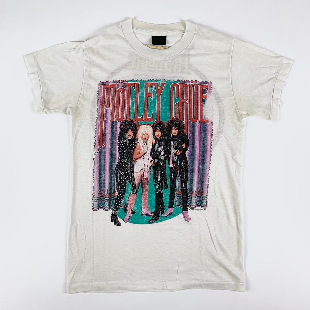 1985 Motley Crue Theatre of Pain Vintage Band Tour Rock Shirt 80s