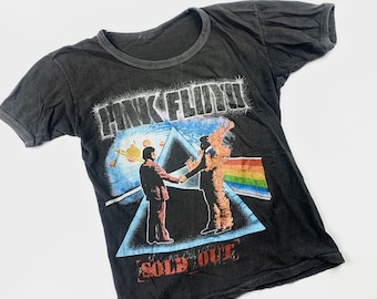 1979 Pink Floyd "The Wall" Vintage Tour Band Rock Tee Shirt 70s 1970s