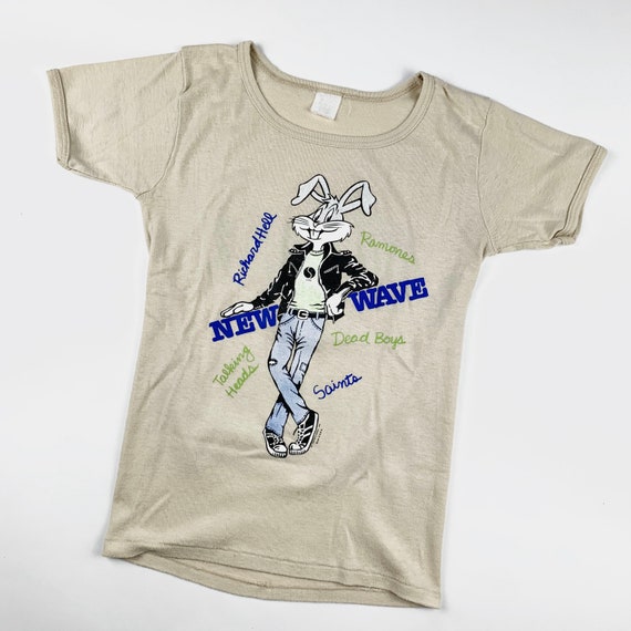 1977 Sire Records New Wave Vintage Shirt 70s Ramon
