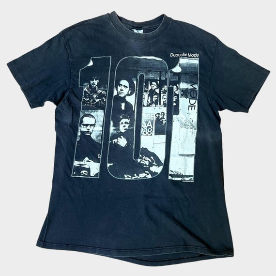 1988 Depeche Mode 101 Vintage Tour Band New Wave Tee Shirt 80s 1980s