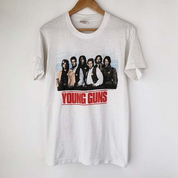1988 Young Guns Vintage Movie Promo Tee Shirt 80s 