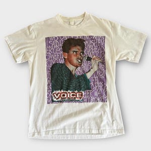 1980&#39;s The Smiths &quot;Voice&quot; Vintage Band Tour New Wave Tee Shirt 80s Smiths