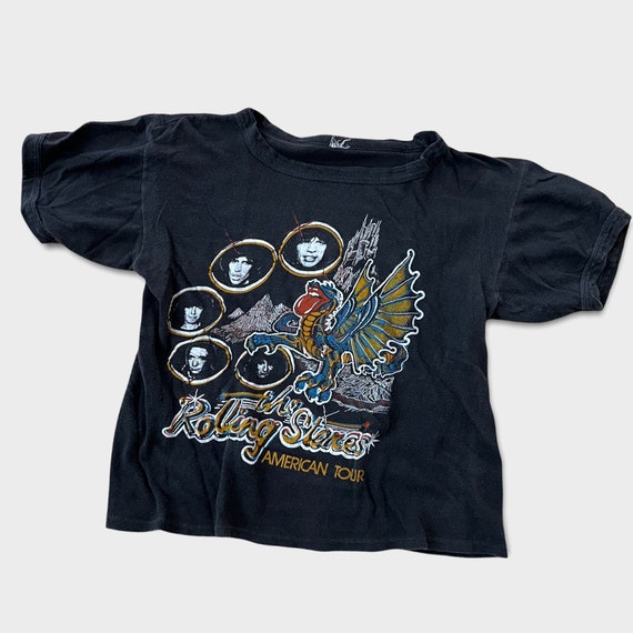 1978 Rolling Stones Vintage Tour Band Rock Tee Shirt … - Gem 1978 Rolling Stones Vintage Tour Band Rock Tee Shirt … - Gem