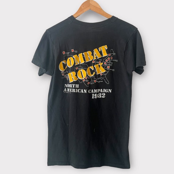 1982 The Clash "Combat Rock" Vintage Tour Punk Ro… - image 2