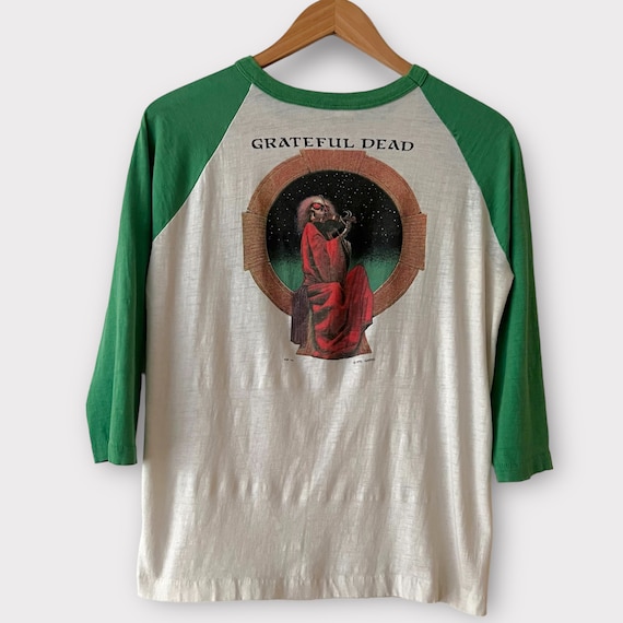 [GRAVER]★25SS★GT_DUSTY VINTAGE RAGLAN LONG SLEEVE T-SHIRT 1979 Grateful Dead Vintage Tour Band Promo Raglan Tee Shirt