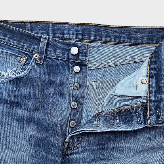 Jean Levi's 501 Vintage 1998 - Taille W33 L34 - Bleu Foncé (Dark Wash) - Made In USA - Neuf Avec étiquettes