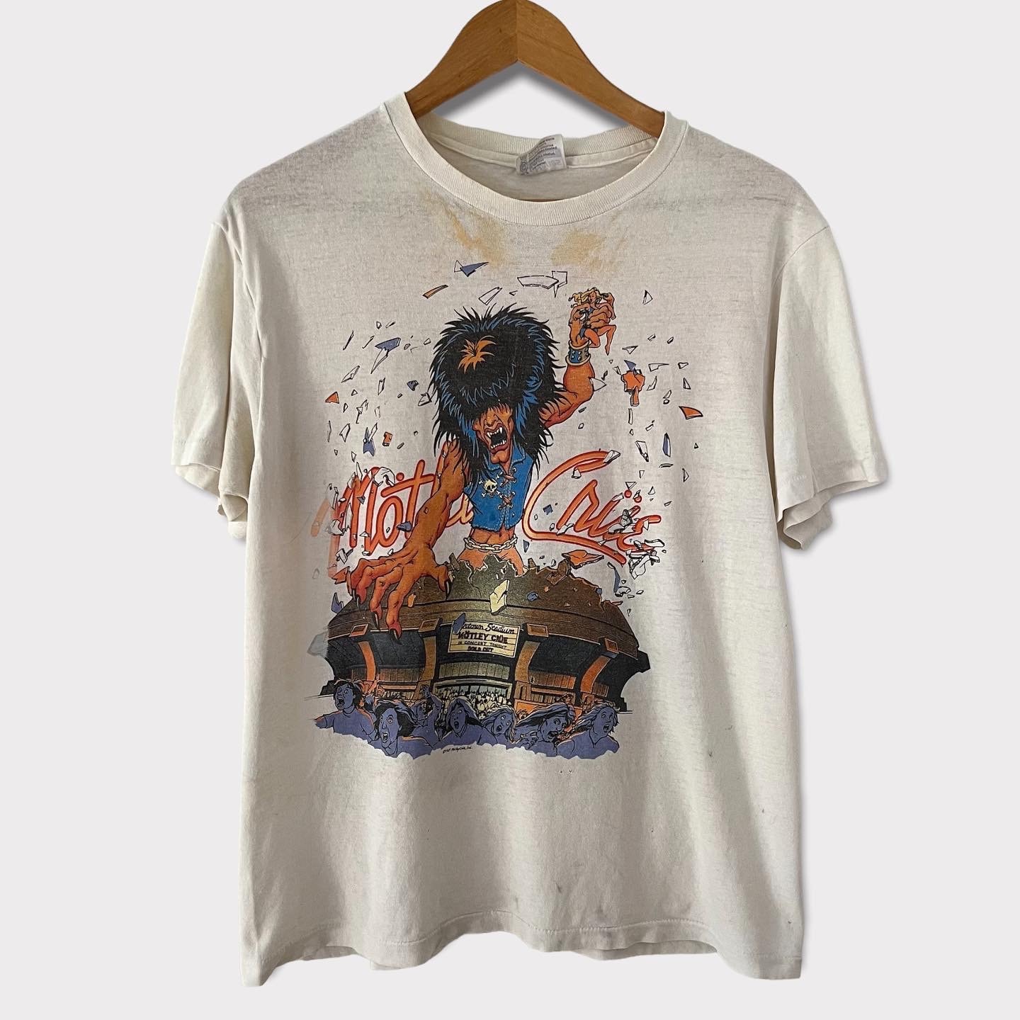 1987 Motley Crue Vintage Tour Band Rock Tee Shirt 80s 1980s - Etsy