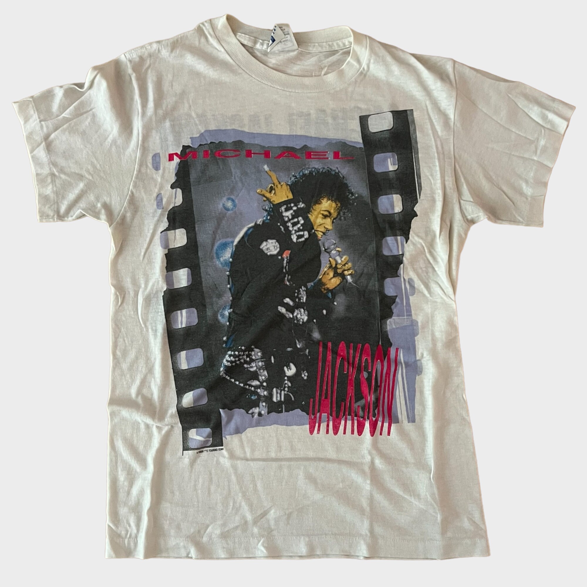 1988 vintage Michael Jackson bad tour tee – The Pop up shop Los Angeles