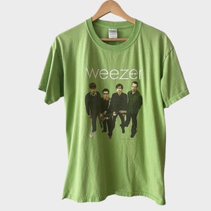 2001 Weezer "Green Album" Vintage Tour Band Promo Tee Shirt 2000s 00s