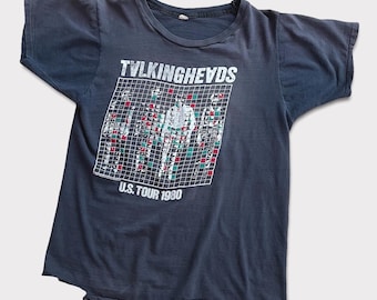 1980 Talking Heads US Tour Vintage Band T-Shirt der 80er Jahre