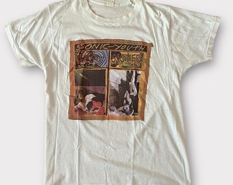 1987 Sonic Youth "Sister" Vintage Band Tour Rock Tee Shirt 80s 1980s