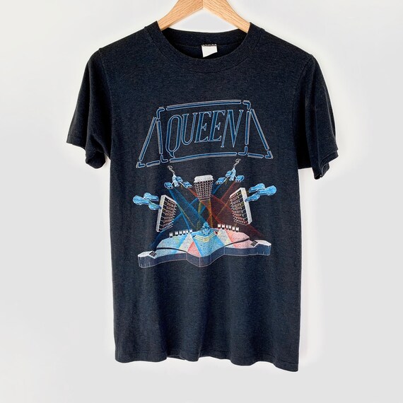 1980 QUEEN Tour Concert Rock Tee Shirt 80s RARE