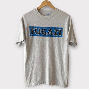 1990s Fugazi Vintage Band Tour Punk Rock Tee Shirt 90s