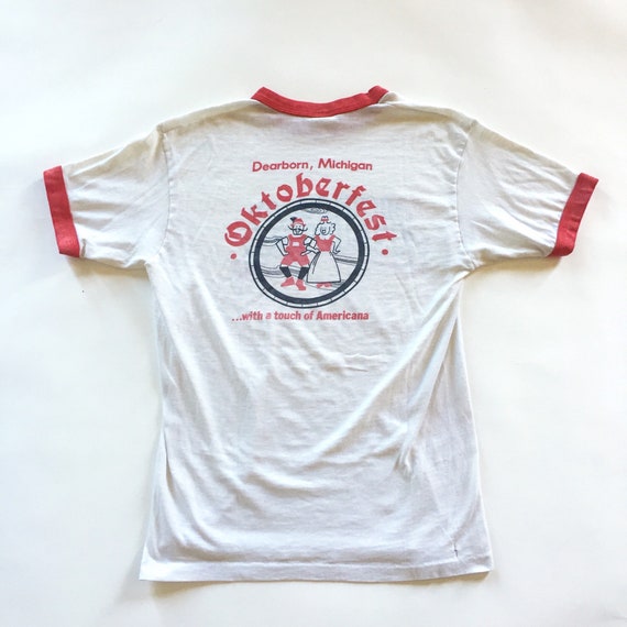 Vintage 80s Michelob Oktoberfest Beer Tee Shirt 1… - image 2