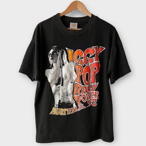 Iggy Pop T-shirt, the Stooges Shirt Vintage Rare Punk Rock Iggy Pop T-shirt, the Stooges Shirt Vintage Rare Punk Rock