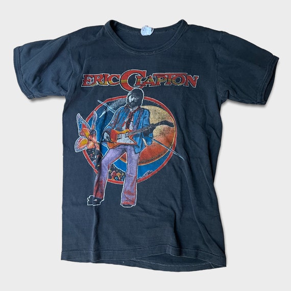 1979 Eric Clapton Vintage Tour Band Rock Tee Shirt