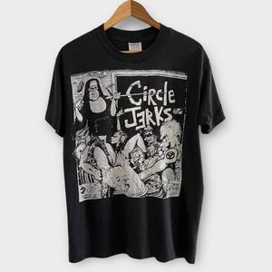 1988 Circle Jerks &quot;The Return of Elvis&quot; Vintage Tour Punk Band Tee Shirt 80s 1980s
