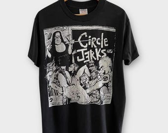 1988 Circle Jerks "The Return of Elvis" Vintage Tour Punk Band Tee Shirt 80s 1980s