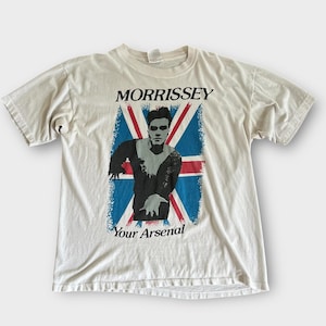 1992 Morrissey &quot;Your Arsenal&quot; Vintage Band Tour Tee Shirt 90s 1990s Smiths