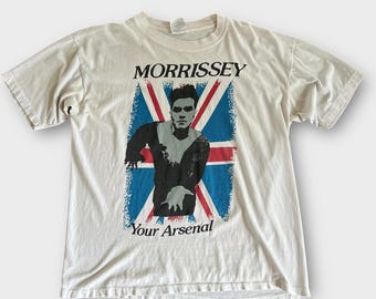 Morrissey T-shirt, Vintage Rare White Shirt, the Smiths Joy