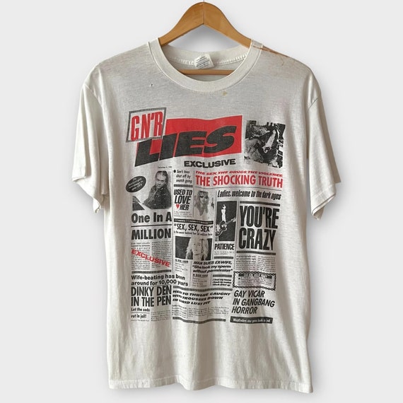 GNR LIES タイダイ Tシャツ 1988 Guns N Roses 
