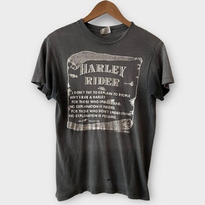 1980s Harley Davidson Motorcycle Dayton, Ohio Vintage Tee Shirt 80s