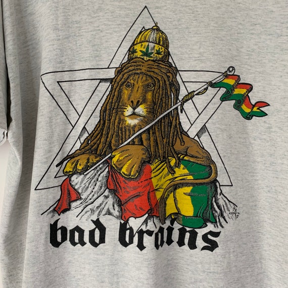 1993 Bad Brains Vintage Punk Rock Tour Tee Shirt … - image 3