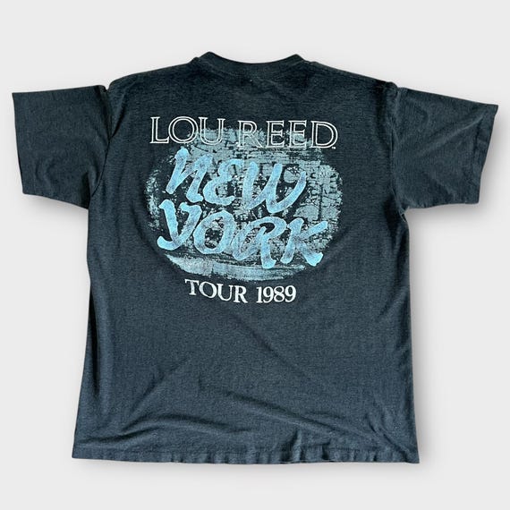 80s Lou Reed USA製 ニューヨークツアーTシャツ L 89年 1989 Lou Reed 